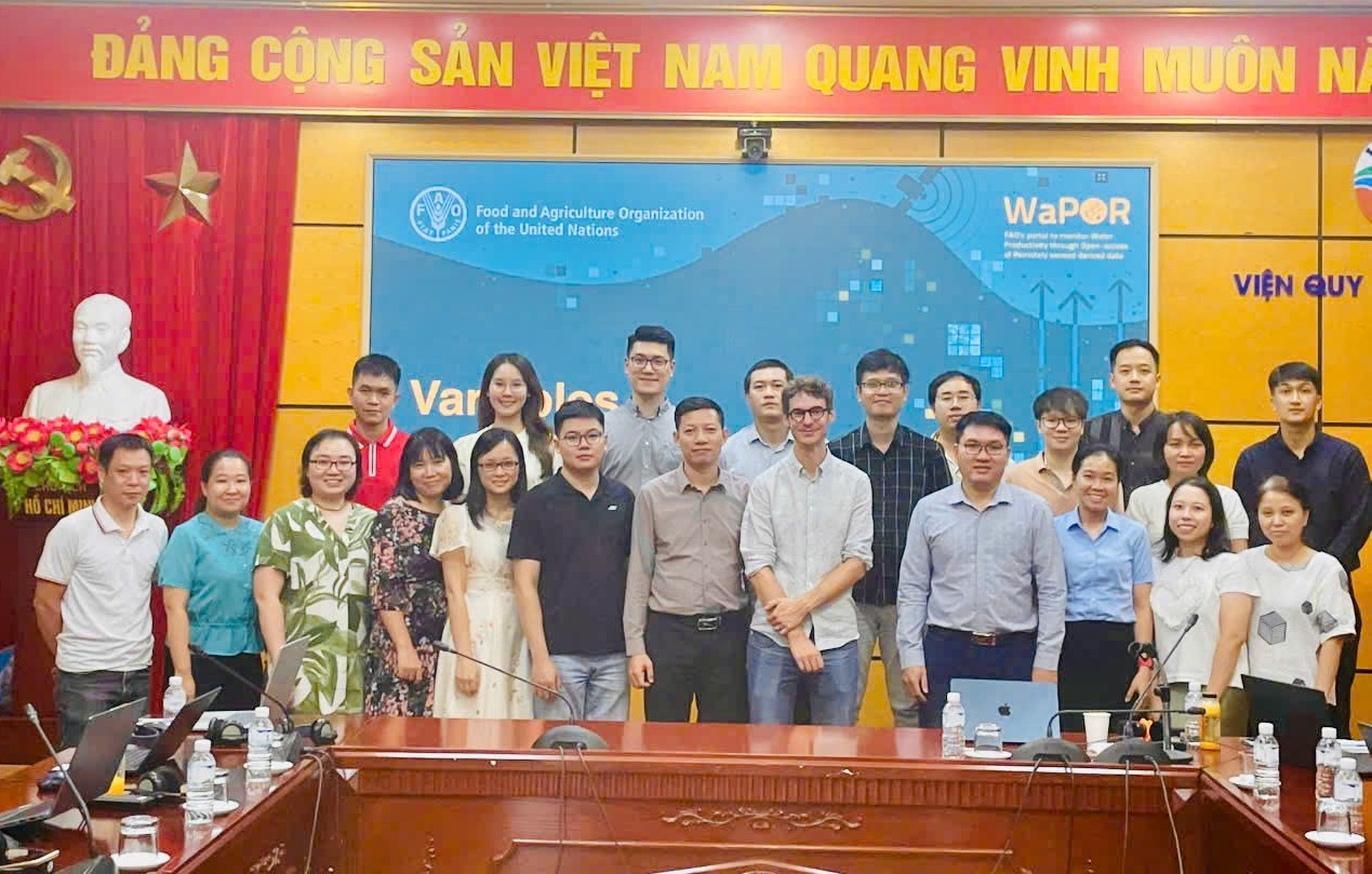 Training course on the application of WaPOR data in water resources management