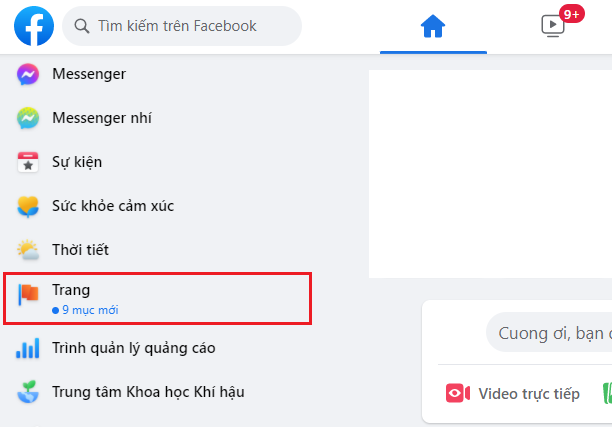 lựa chọn fanpage bạn muốn kiểm tra